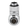 thumbnail image 1 of Water Cooling Fitting, High-quality Elbow Water Cooling Fitting Durable With G1/4 2 Points Thread Replacement For Computer Water Cooling Systems For Computer, 1 of 8