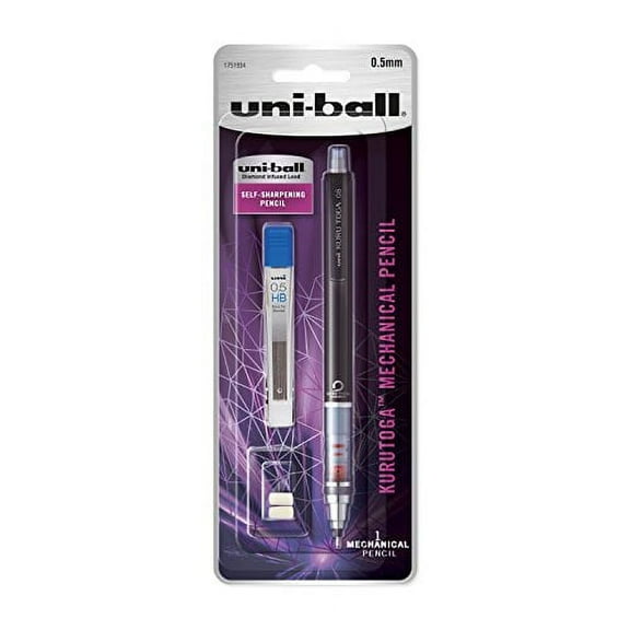 uni-ball KuruToga Mechanical Pencil, 0.5mm, #2 Lead