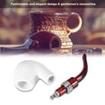 thumbnail image 2 of Pipa de tabaco, color blanco imitando resina sepiolita Pipa para fumar marihuana Pipa para fumar compacta y ligera, 2 of 10