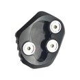 thumbnail image 2 of Almohadilla de placa de ampliación de pata de motocicleta, CNC, aleación de aluminio, para , soporte auxiliar de repuesto para , negro Sunnimix Almohadilla para agrandar la pata de cabra, 2 of 8