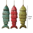 thumbnail image 2 of Carillón De Viento De Pez Koi Colorido, Colgante De Campanas De Viento De Resina Para Exteriores, Regalo De Navidad, Decoración Del Jardín Del Hogar seitruly BA001381-02, 2 of 6