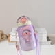 thumbnail image 5 of Jarra de agua grande portátil con y correa sin , botella de agua aislada de 600ml para exteriores, niñas, niños, oficina, gimnasio de Violeta, 5 of 7