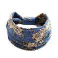 thumbnail image 2 of Meidiya Boho Flower Print Wide Bandana Knot Headbands Women Criss Cross Head Wrap Hair Band,Cotton Absorb Sweat Headband for Sports, 2 of 8