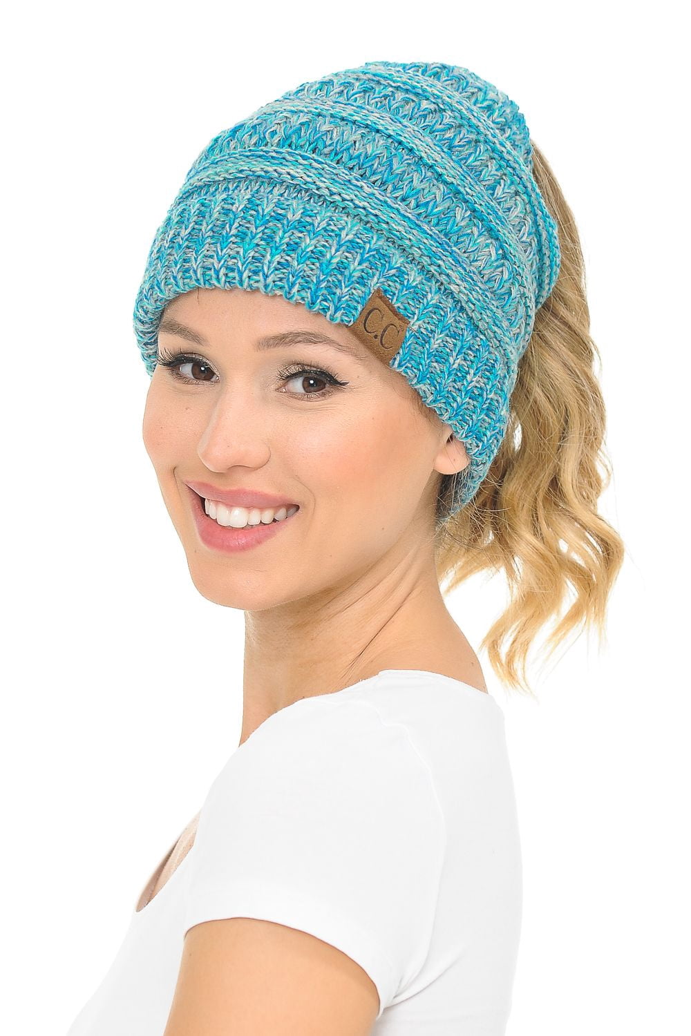 High Bun Beanietail Ponytail Beanie 