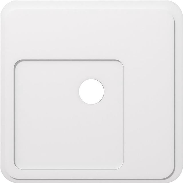 Ekena Millwork CMP36LN-05000 36 in. OD x 5 in. ID Square Lucan Architectural Grade PVC Contemporary Ceiling Medallion