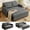 53.2''Sofa Bed - Dark Gray, variant on Lofka Pull Out Sofa Bed, 47.2" Convertible Sleeper Loveseat for Adults, Premium Linen Couch with Backrest for Living Room, Grey (500lbs Support)