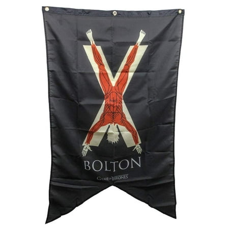 Game Of Thrones 30 X50 House Bolton Sigil Wall Banner Walmart Com