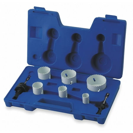 

Westward Hole Saw Kit Bimetal 7/8 To 2.5 In 8 Pc 1VXK2