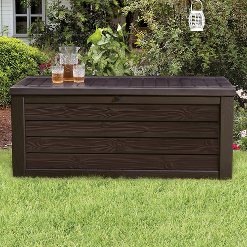 Keter Westwood 150 Gallon Resin Deck Box by Keter