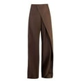 thumbnail image 5 of Women's Irregular Design Straight Trousers Casual Style for Everyday Wear and Stylish Occasions, 5 of 5