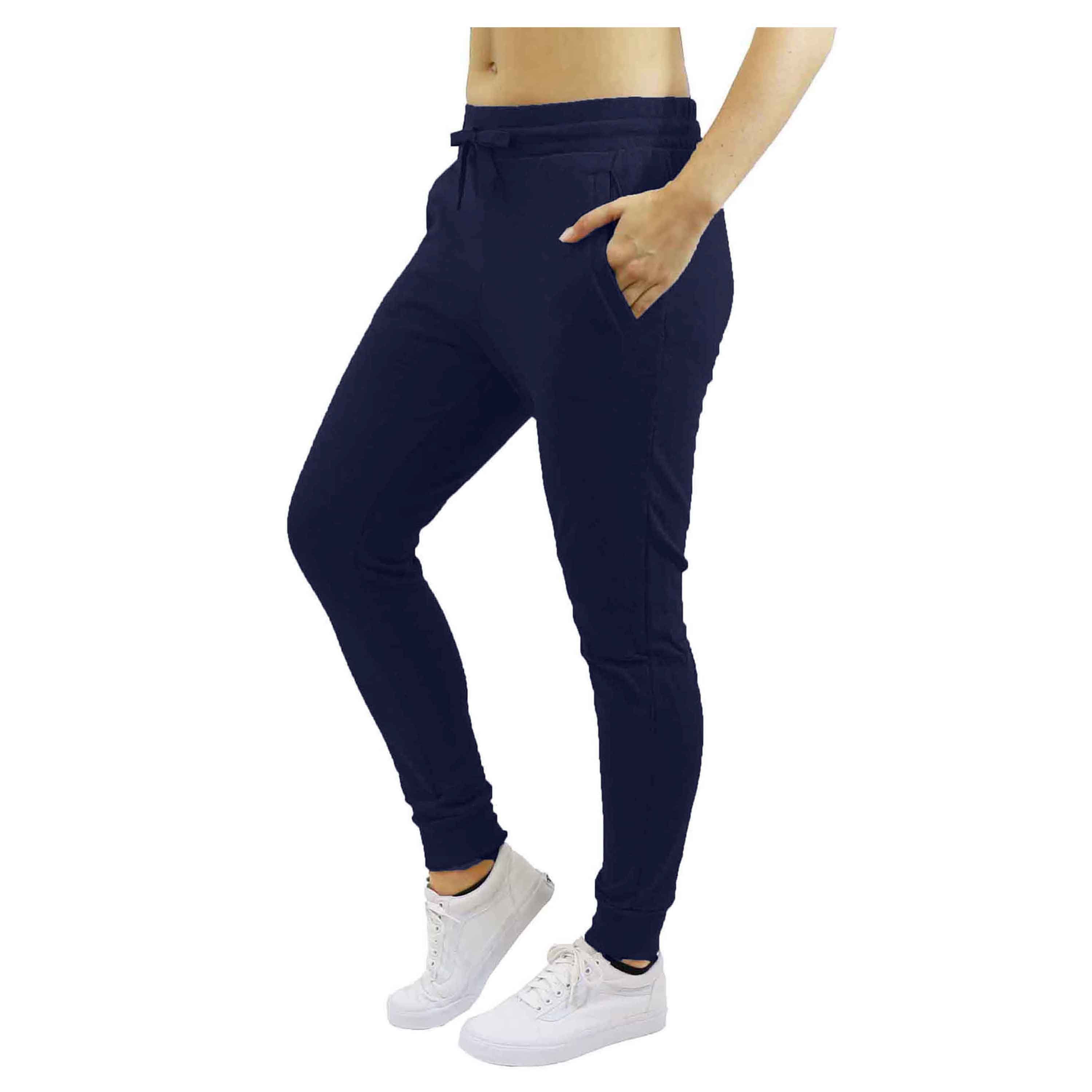 Women?s Jogger Pants With Tech Zipper Pockets - SLIM FIT DESIGN ...