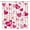 Pink, variant on Valentine''s Day Shower Curtain Pink Heart Romantic Sweet Love Modern Creative Lover Couple Woman 70" WX70 H Bathroom Fabric Curtain with Hooks