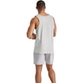 thumbnail image 4 of Hanes Men's Tank Top Sleeveless Shirt Tri-Blend Originals Lightweight sz S-2XL, 4 of 6