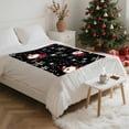thumbnail image 6 of Hometravel Christmas Themed Blanket, 100x75cm Sofa Throw with Holiday Patterns, Festive Home Decor for Living Room, Bed, Seasonal Comfort and Warmth, 6 of 6