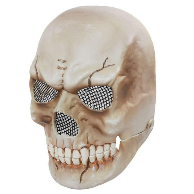Couverture de Visage de Squelette, Couverture de Visage de Squelette avec Couverture de Visage de Squelette Effrayant, Couverture de Visage d'Horreur d'Halloween, Design Futuriste