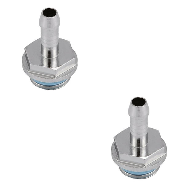 Methold 6 uds G 1/4 hilo conector de toques conector de tubo de refrigeración por agua accesorio de enfriador de agua para ordenador No.01 2piezas