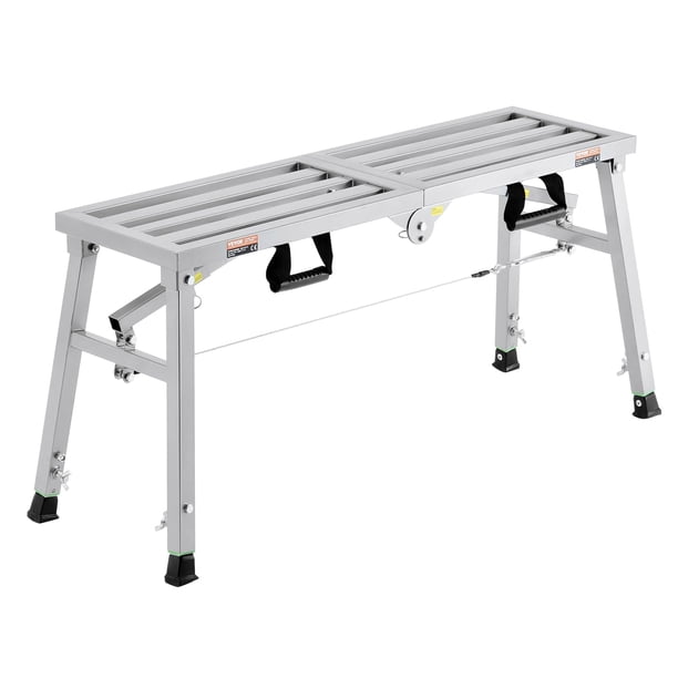 Escalera plegable de acero Work Platform VEVOR, 39 x 12 cm, 180 kg