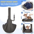 thumbnail image 4 of Transportín para mascotas SlowTon para perros y gatos pequeños (gris L), 4 of 8