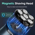thumbnail image 2 of Máquina de afeitar magnética eléctrica Solimpia para cabeza para hombres calvos, 2 of 7