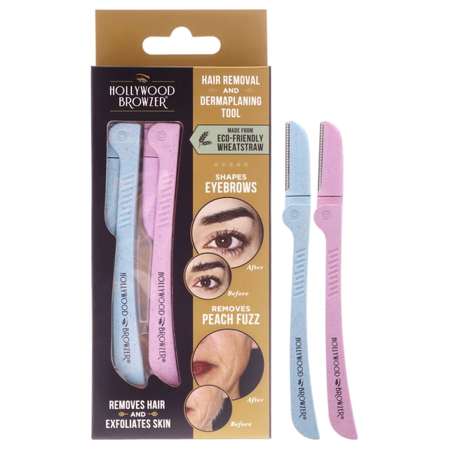 Browzer Tool Hollywood Browzer Duo aguamarina/rosa, 2 unidades