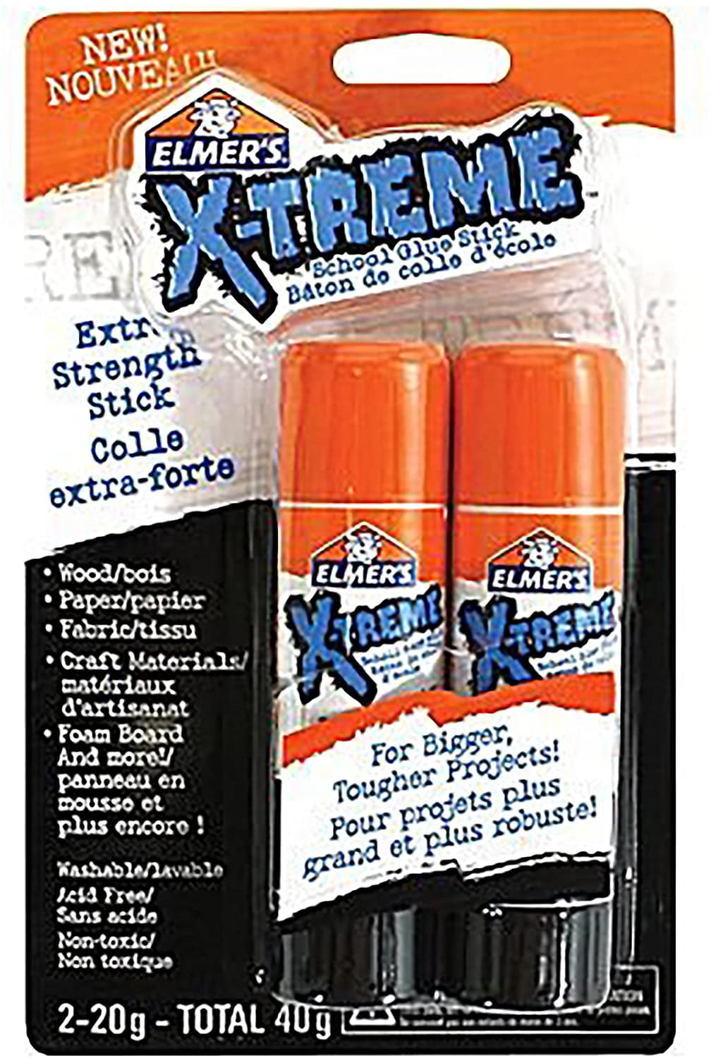 Elmer's XTreme School Glue Stick (Pack of 2) Walmart Canada