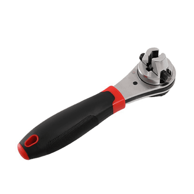 Universal Adjustable Ratchet Wrench is Suitable for 6-22mm Screw Adjustable Socket Wrench with Anti- Handle.