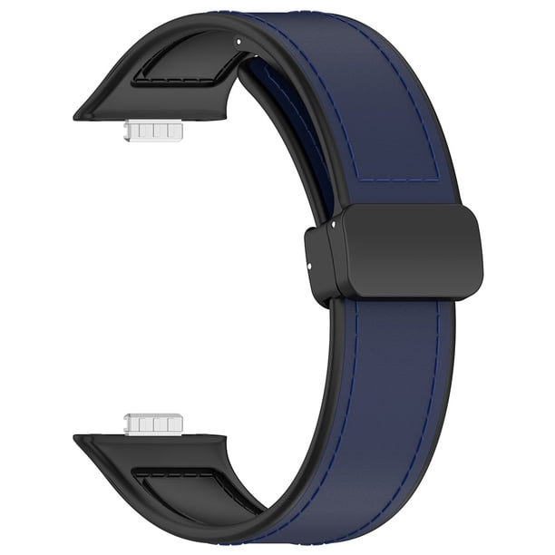 Correa Reloj Banda Cuero Silicona A Prueba Sudor Wdftyju para Huawei Watch Fit 3 Accesorios