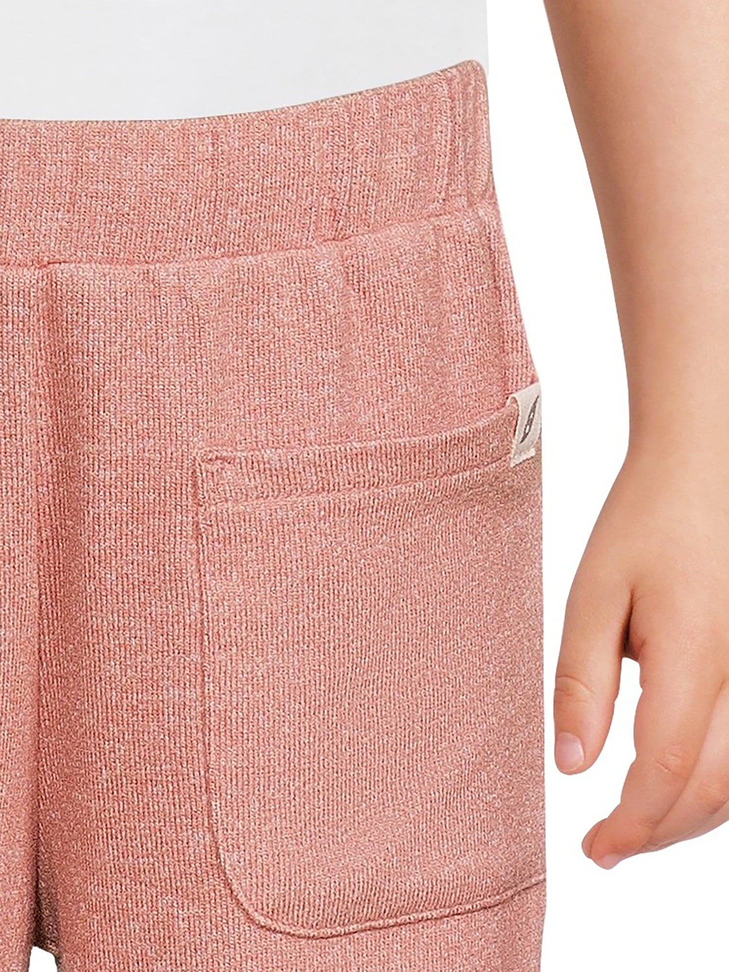 easy-peasy Toddler Girl Hacci Wide Leg Pant, Sizes 12 Months-5T