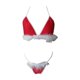 thumbnail image 5 of Gibobby Lencería sexy para mujer Conjunto de lencería sexy de Navidad de Papá Noel para mujer con liguero de encaje Teddy Body (Rojo, L), 5 of 5