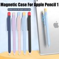 thumbnail image 2 of Stylus Cover Silicone Pen Case For Apple Pencil 1 Color Matching Stylus Protective Case Non-slip Anti-fall iPad Pen 1 Cover Pink, 2 of 6