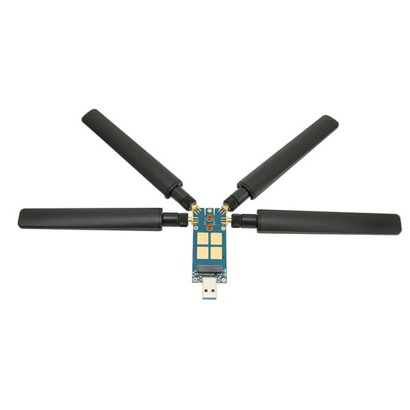 5G DONGLE WiFi Card, 5G DONGLE Expansion Easy Access Strong Durable 4 Antennas for Internet
