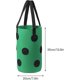 thumbnail image 2 of Bolsa de cultivo para plantar tomates y fresas para colgar en el jardín, macetero de verduras al revés multicolor con 12 orificios de cultivo y asa, bolsa para colgar en cultivo para tomates, 2 of 3