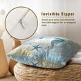 thumbnail image 4 of Nautical Coastal Throw Pillow Covers 18X18 Inch Set of 2 Ocean Seahorse Decorative Pillow Cushion Cases for Sofa Couch Bedroom Home Decor, 4 of 6