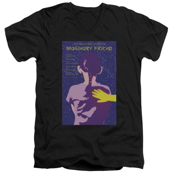 Star Trek - Tng Season 5 Episode 22 - Slim Fit V Neck Shirt - X-Large