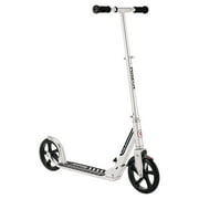 Razor A5 DLX Folding Kick Scooter - Silver, 8 Large Wheels, Anti-Rattle, for Child, Teen, Adult