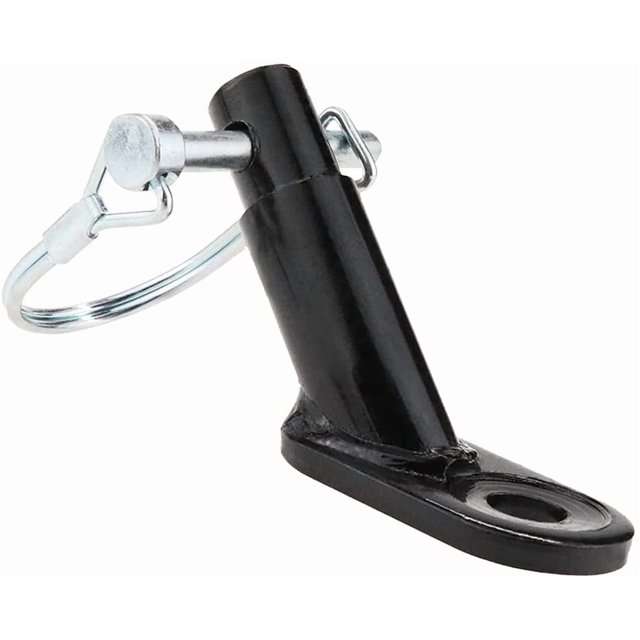 LinenLoon Bicycle Rear Racks Coupler Hitch Connector Attachment Angled Elbow for Instep & Schwinn Bike Trailers, Child, Cargo, Pet Bike Trailers Cycling Rear Carrier Mount Adapter Accessories Steel