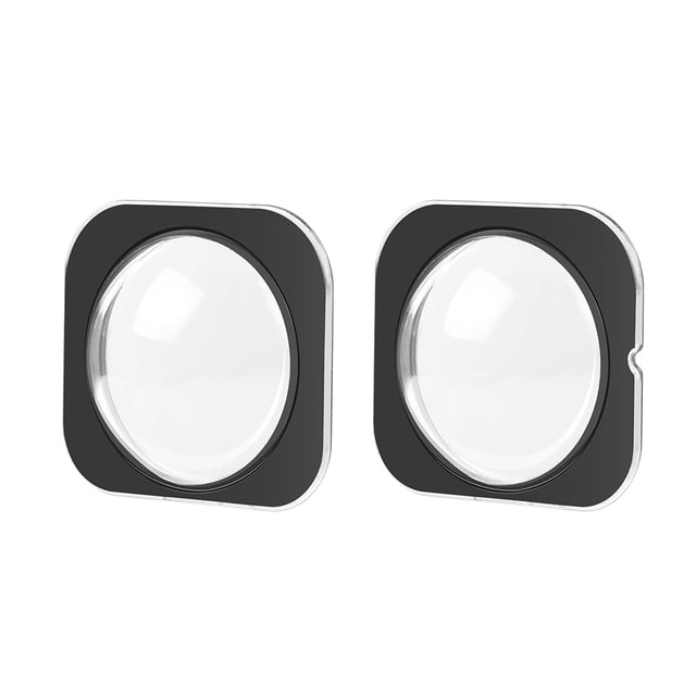 Protectores de lentes Methold 2 unids/set impermeables Insta 360 Negro