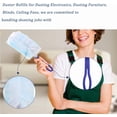 thumbnail image 5 of Duster Refills Compatible with Swiffer Duster, 360 Heavy Duty Multi Surface Duster Replacement with 1 Short Handle and 3FT Extenda Handle for Cleaning Furniture, Blind, Ceiling Fans Blue 30 Pack, 5 of 7