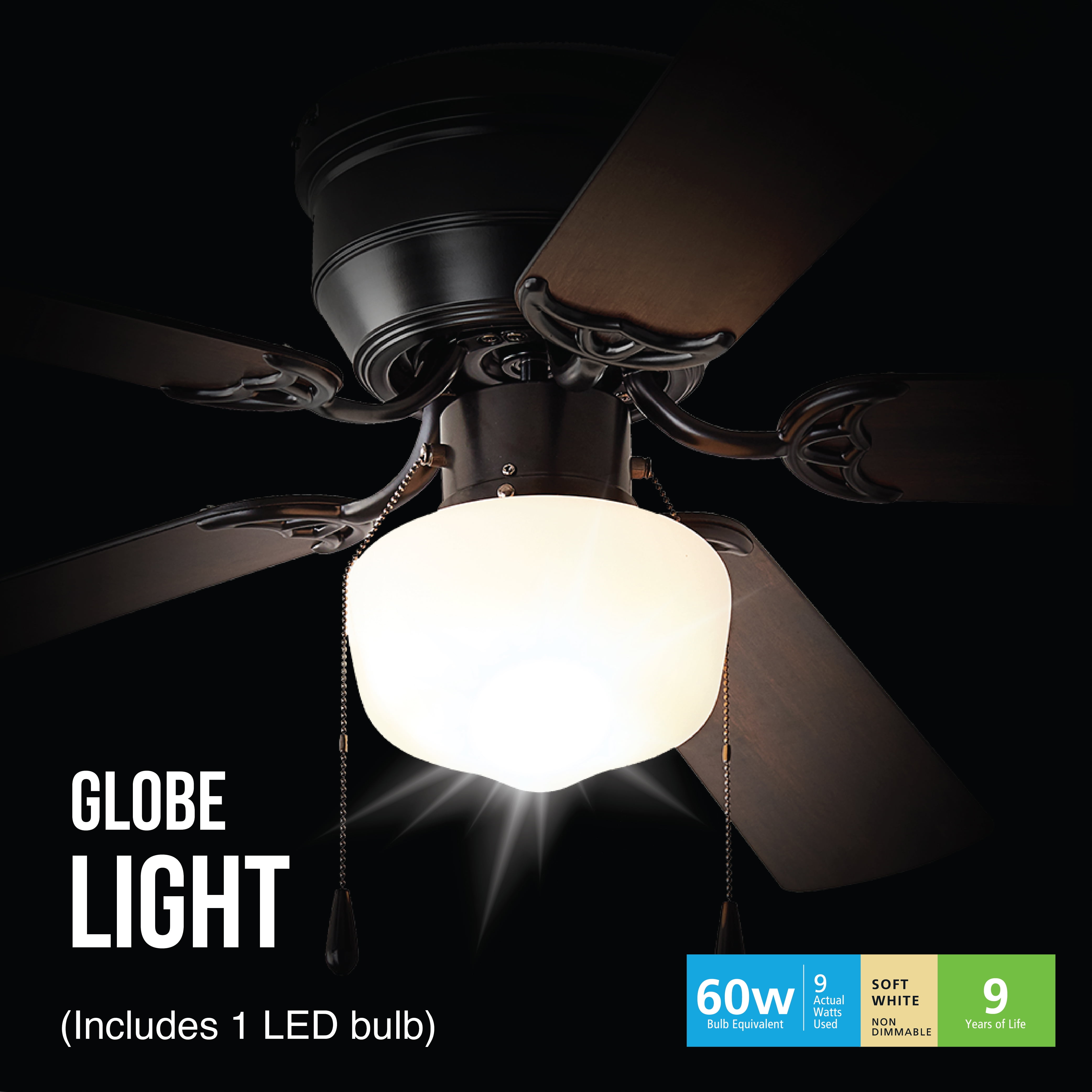 Mainstay - Brandclub - Mainstays 52 inch Hugger Indoor