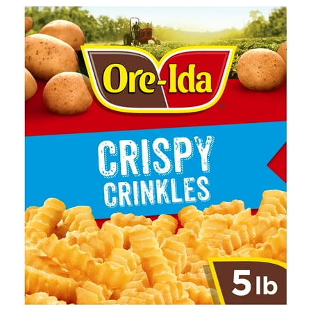 Ore-Ida Crispy Crinkles French Fried Potatoes Value Size, 5 lb Bag