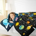 thumbnail image 5 of Manfei Galaxy Planet Full Size Comforter Sets,Solar System Bedding Comforter Set,Outer Space Theme Bedding Sets For Boys Kids,Ultra Soft Home Decor Reversible,3 Pieces, 5 of 9