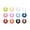 A Random Color, variant on OIUR 12Pcs Silicone Wine Glass Markers Color Random Wine Glass Identifier Rings Juice Beverage Wine Glass Labels Tags for Parties Receptions Weddings