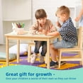 Solid Wooden Kids Table and Chair Set, Stable and Sturdy, Toddler Table ...