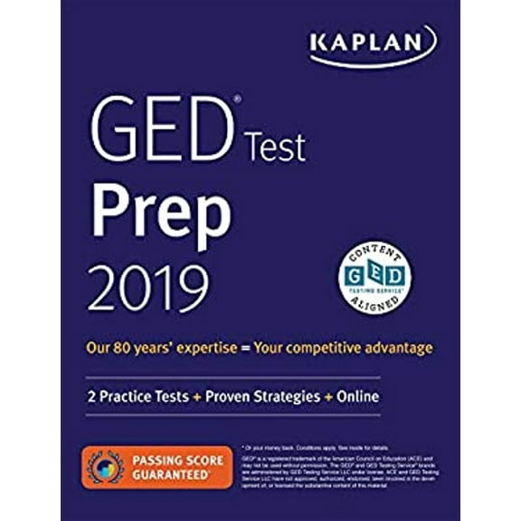 Pre-Owned GED Test Prep 2019: 2 Practice Tests + Proven Strategies (Paperback) 1506239420 9781506239422
