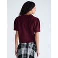 thumbnail image 3 of Free Assembly Women's and Women’s Plus Embellished Cable Knit Cardigan, Midweight, XS-4X, 3 of 5