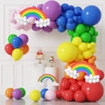 thumbnail image 2 of Kit de arco de guirnalda de globos mate de colores arcoíris para hacer uno mismo, globos de látex para fiesta de cumpleaños, suministros para decoración de bodas para niñas Golobs, 2 of 5