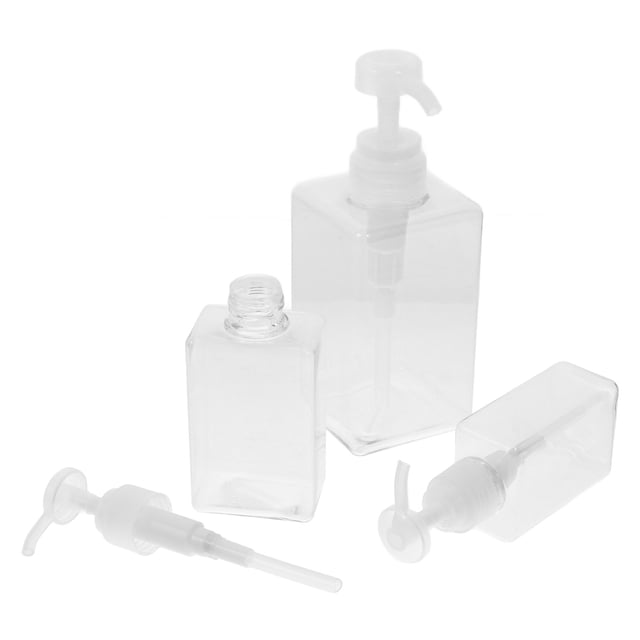 Luxshiny 3Ud Recargable Para Jabón De Manos Y Shampoo Con Práctico Y Portátil