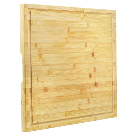 Utoplike Extra XL Large Cutting Board, Bamboo Wooden Cutting Boards for Kitchen, Big Butcher Block Chopping Board 20" x 20" with Juice Grooves(50.7 x 50.7cm)