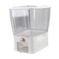 thumbnail image 1 of Contenedor de almacenamiento Ticfox de granos 11 kg dispensador de arroz transparente con un botón, 1 of 14
