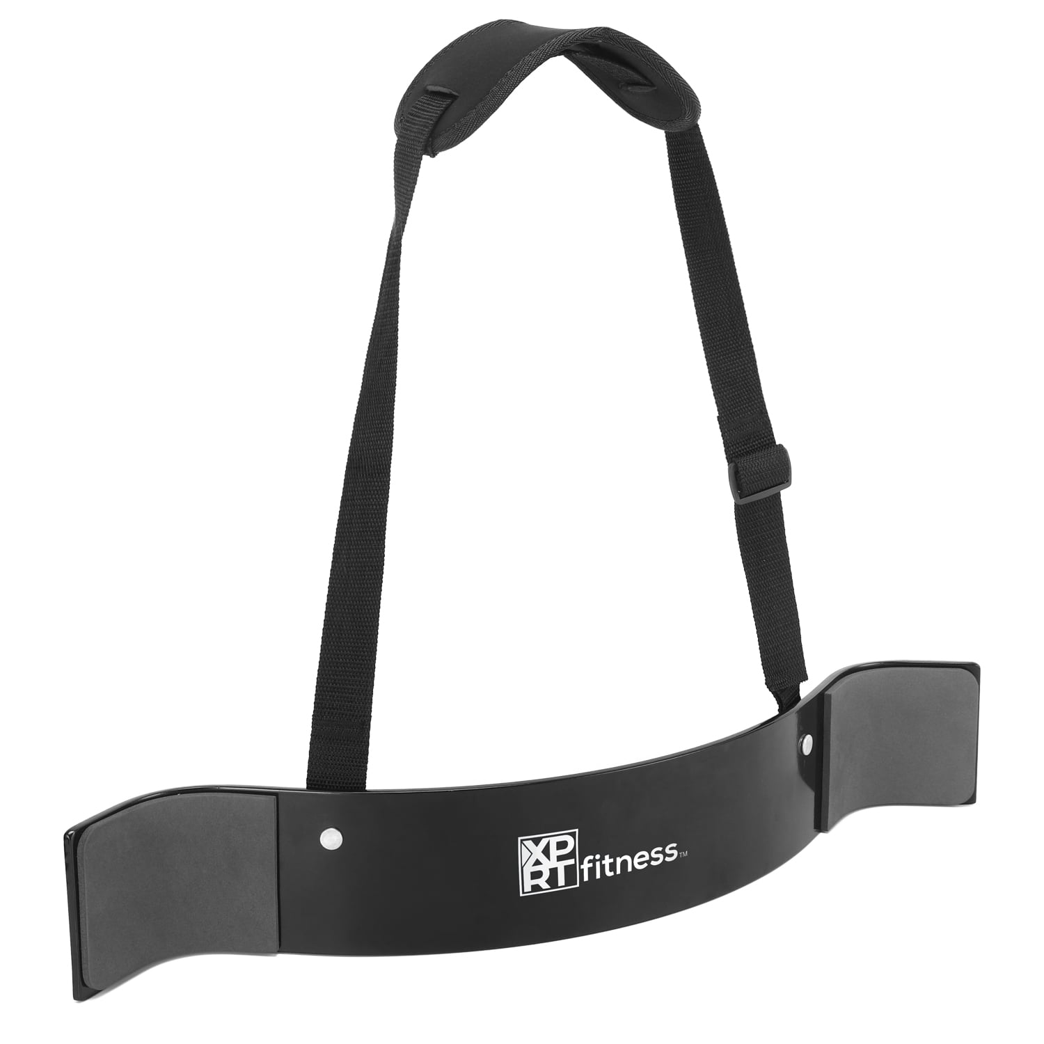 XPRT Fitness Adjustable Arm Blaster for Biceps, triceps, muscle isolator for bodybuilding Weight Lifting Belts, Aluminum Black, 23 x 3 x 0.2 inches